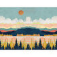 11ct Stamped Cross Stitch Sunset Mountains (50*40cm)