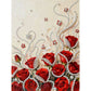 DIY Pearl Painting With Frame - Handmade Self-Adhesive Pearls - Rose (30*40cm) B