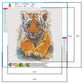 Diamond Painting - Full Round -  Tiger B