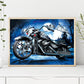 5D DIY Diamond Painting Kit - Full Round - Motorcycle