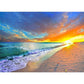 Painting By Numbers Kit DIY Quiet Seaside Hand Painted Canvas Oil Art Picture