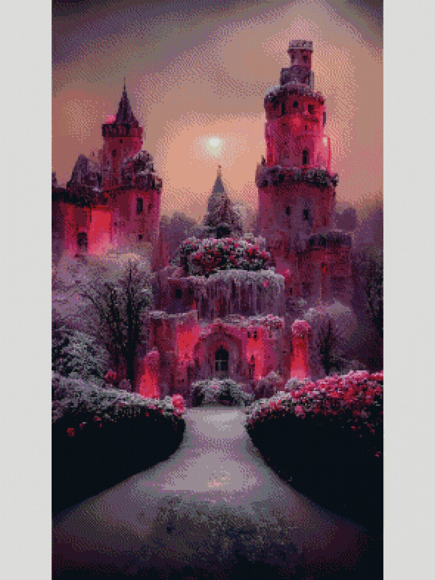 Full Round/Square Diamond Painting Kits | Castle A 40x70cm 50x80cm