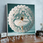 DIY Pearl Painting With Frame - Handmade Self-Adhesive Pearls - White Woman (30*30cm)