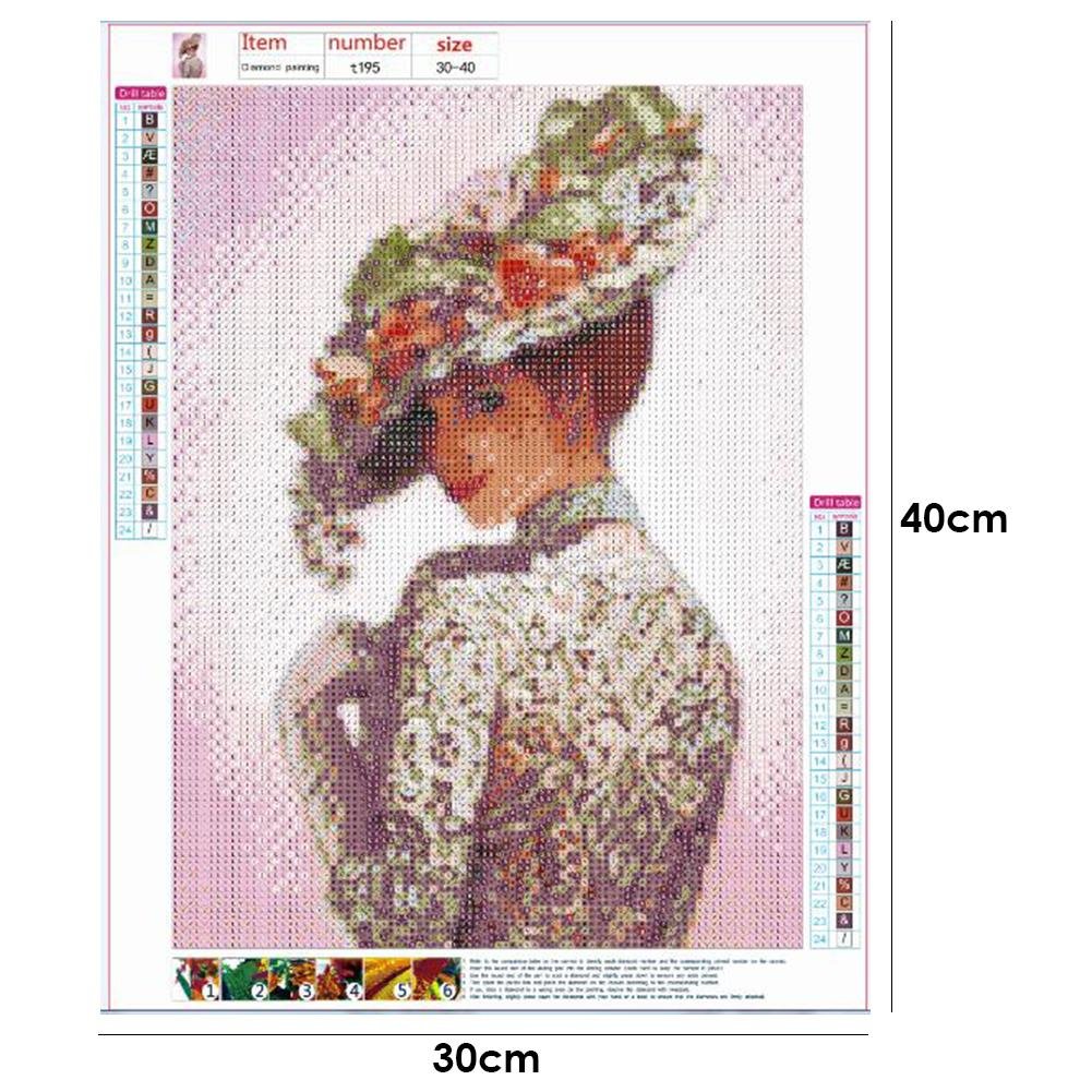Diamond Painting - Full Round - Lady Smile