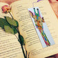 Giraffe DIY Special Shape Diamond Painting Leather Tassel Bookmark 
