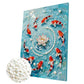 DIY Pearl Painting With Frame - Handmade Self-Adhesive Pearls - goldfish (30*40cm)