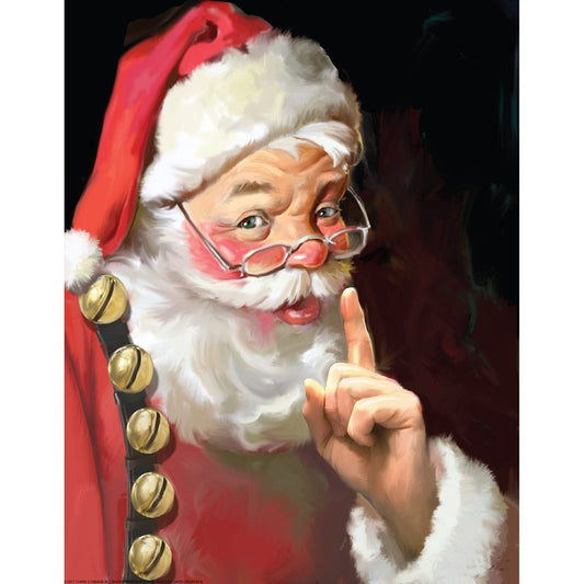 5D Diy Diamond Painting Kit Full Round Beads Santa Claus