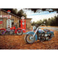 5D Diy Diamond Painting Kit Full Round Beads Motorcycle