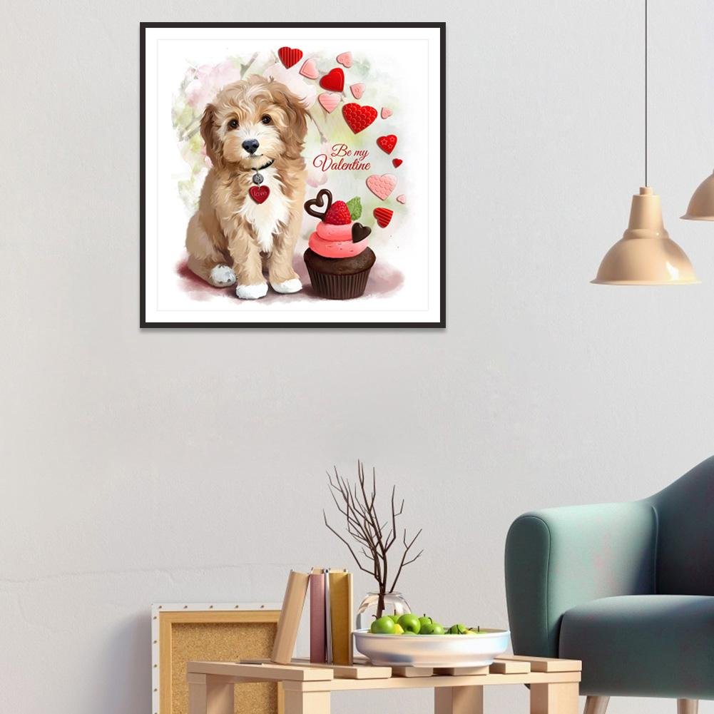 Diamond Painting - Full Round - Love Dog