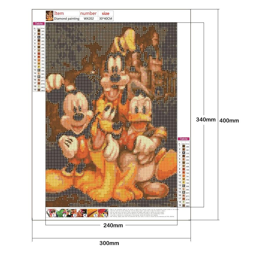 Diamond Painting - Full Round - Mickey's Friend
