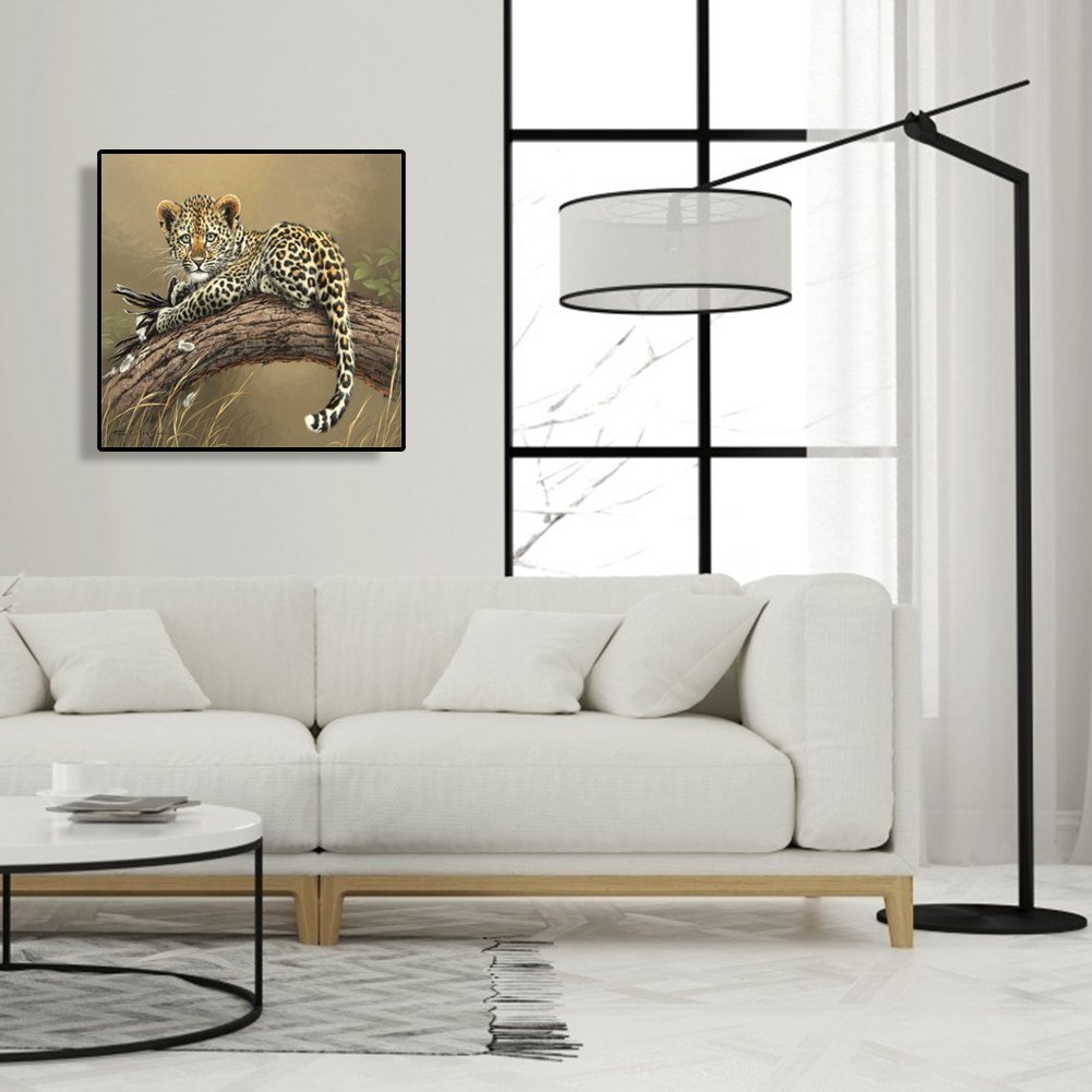 Diamond Painting - Full Round - Leopard A