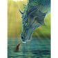5D Diy Diamond Painting Kit Full Round Beads Dragon's Contempt