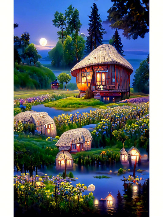 Full Round/Square Diamond Painting Kits | Scenery 40x70cm 50x80cm G