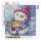 Diamond Painting - Full Round - Snowman C