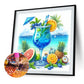 Diamond Painting - Full Round / Square - Summer Beach Drink