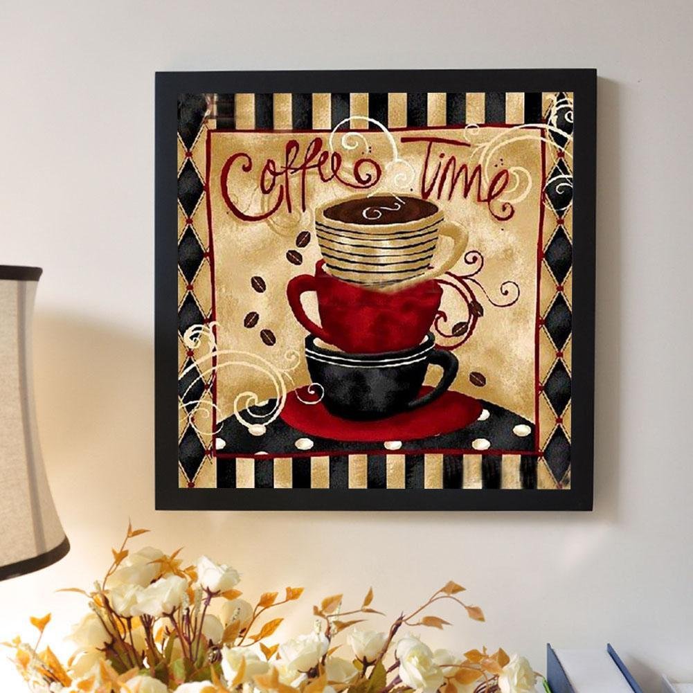 Diamond Painting - Full Round - Retro Coffee Time