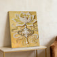 DIY Pearl Painting With Frame - Handmade Self-Adhesive Pearls - Wheat Ingot (30*40cm) C