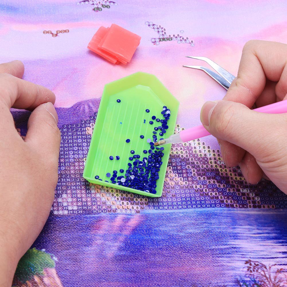 DIY Diamond Painting Tools Clay Tray Drill Pens Small Bags Drawing Sets