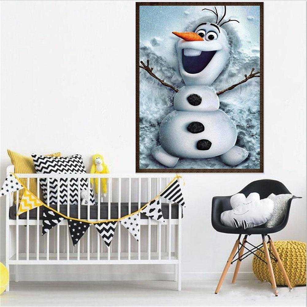 Diamond Painting - Partial Round - Cute Olaf