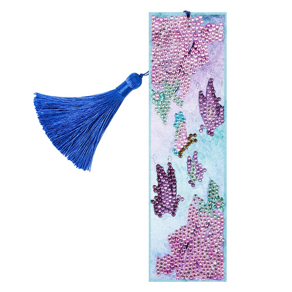 DIY Flower Butterfly Diamond Painting Bookmark