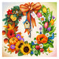 11ct Stamped Cross Stitch Wreath (40*40cm)