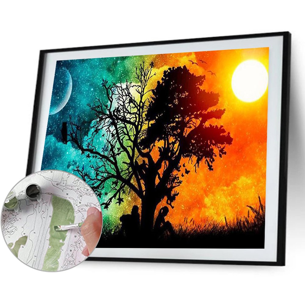 Paint By Number - Oil Painting - Tree (40*30cm) A