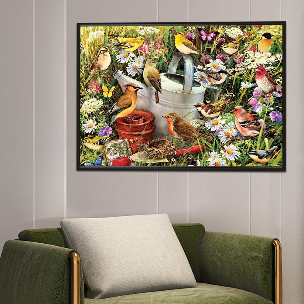 Diamond Painting - Full Round - Countryside Bird
