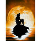 Mermaid under moon Diamond Painting kit