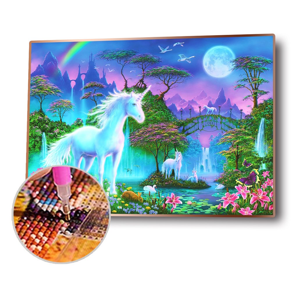 Diamond Painting - Full Round - Unicorn C
