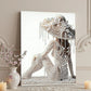 DIY Pearl Painting With Frame - Handmade Self-Adhesive Pearls - Hat Woman (40*50cm)
