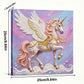 DIY Pearl Painting With Frame - Handmade Self-Adhesive Pearls - Unicorn (25*25cm) B