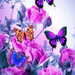 Butterfly | Full Round/Square Diamond Painting Kits 40x70cm 50x80cm B