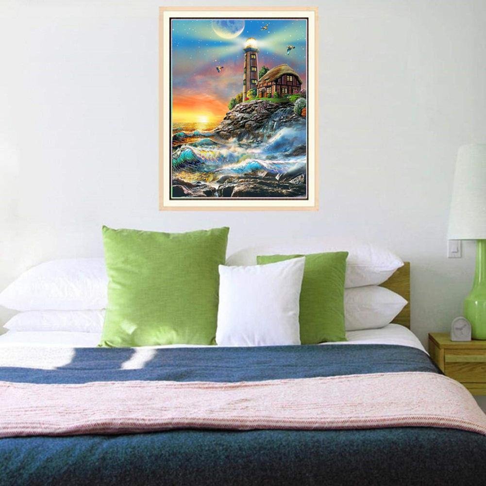 Diamond Painting - Full Round - Sea Lighthouse