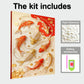 DIY Pearl Painting With Frame - Handmade Self-Adhesive Pearls - Koi Fish (40*50cm)