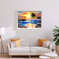 Diamond Painting - Full Round - Sunset Window Beach