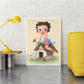 Diamond Painting - Full Round - Betty Boop Repairs The Dog Kennel