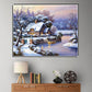 Diamond Painting - Full Round - Snow House 3