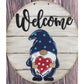 5D Diy Diamond Painting Kit Full Round Beads Gnome Christmas Decoration