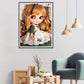 5D DIY Diamond Painting Kit - Full Round - Gold Hair Doll