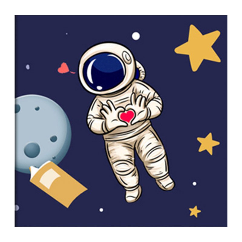 Diamond Painting - Full Round - Space Man