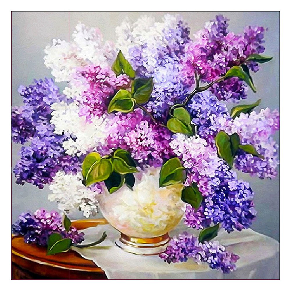 11ct Stamped Cross Stitch Flower(50*50cm)