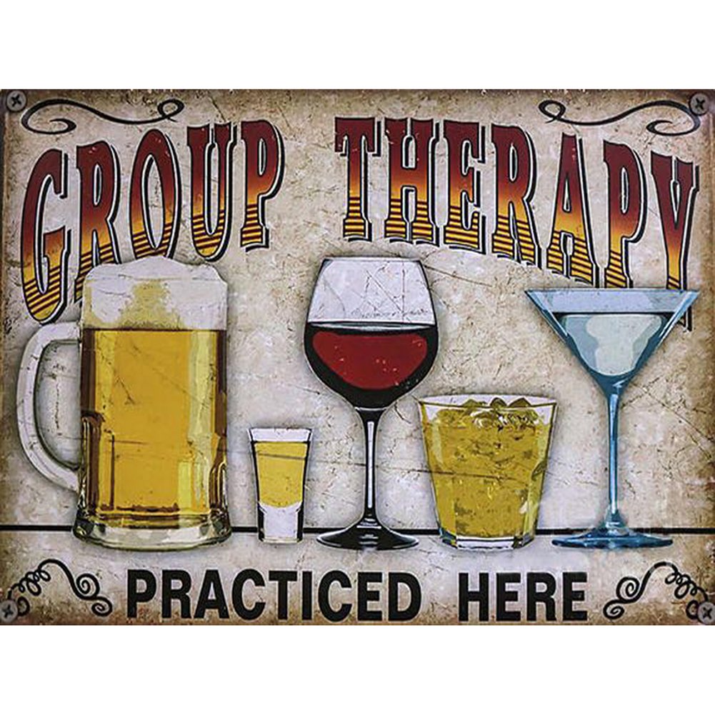5D Diy Diamond Painting Kit Full Round Beads Cup Beer