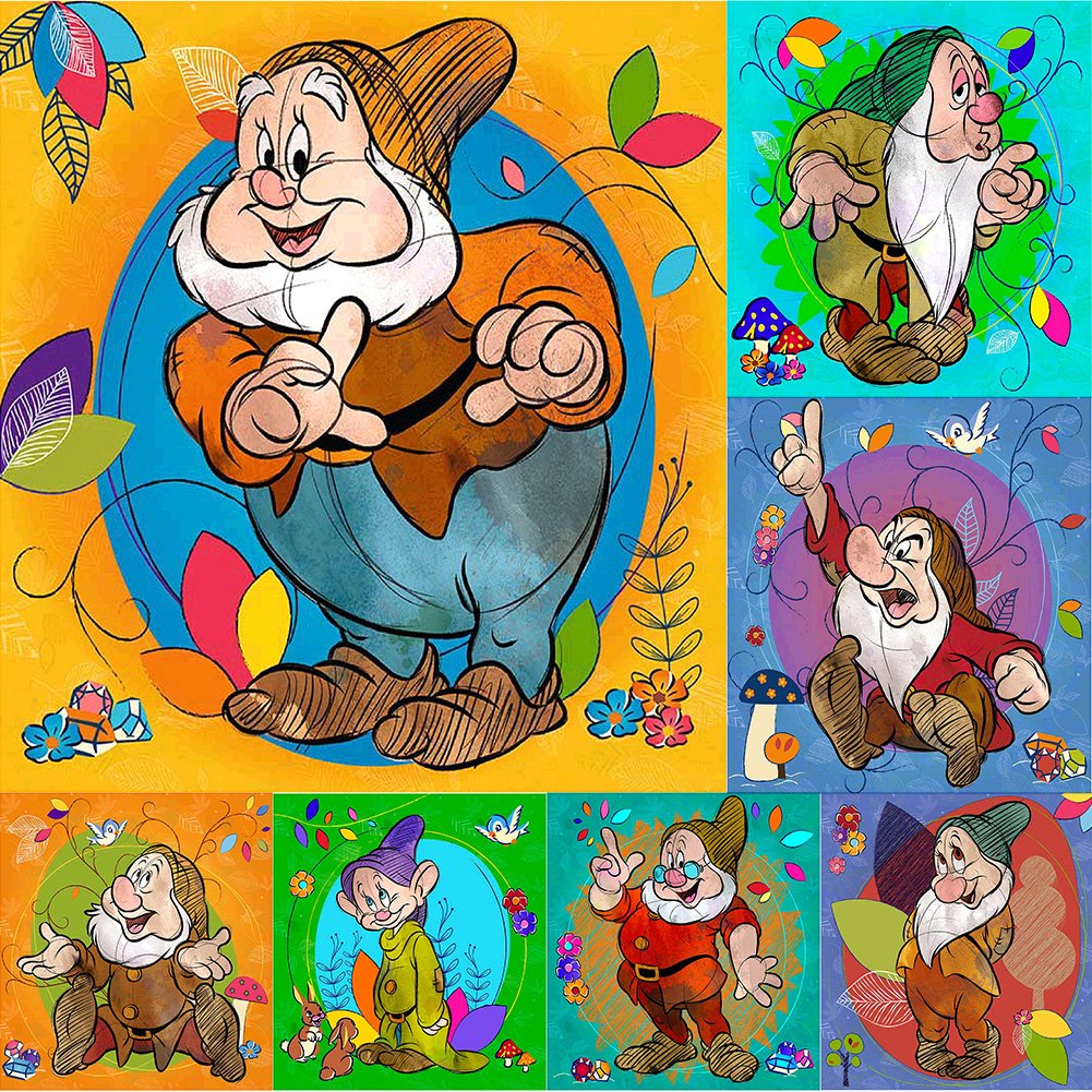 Diamond Paintings Art Full Drill Cute Dwarf