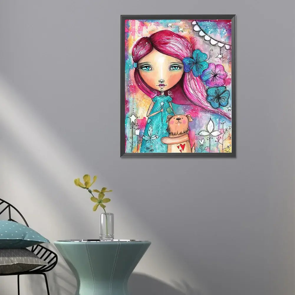 Abstract Girl 5D DIY Diamond Painting
