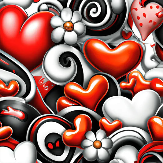 Abstract Love DIY Diamond Painting