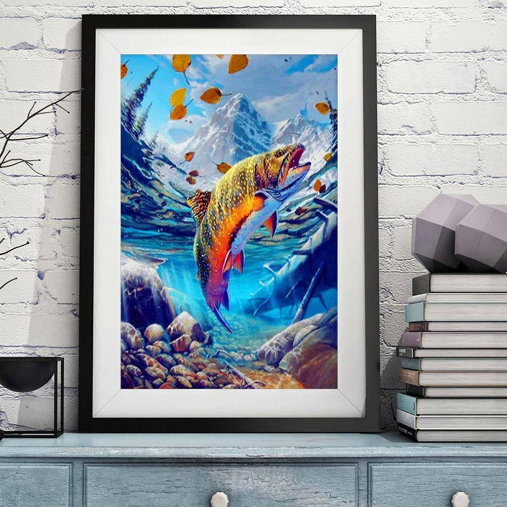 Diamond Painting - Full Round - Fish D