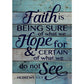 5D Diy Diamond Painting Kit Full Round Beads faith & Hope