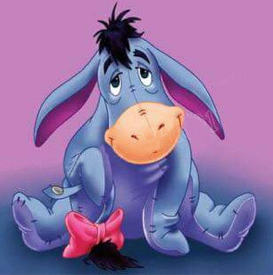 5D Diy Diamond Painting Kit Full Round / Square Beads Eeyore