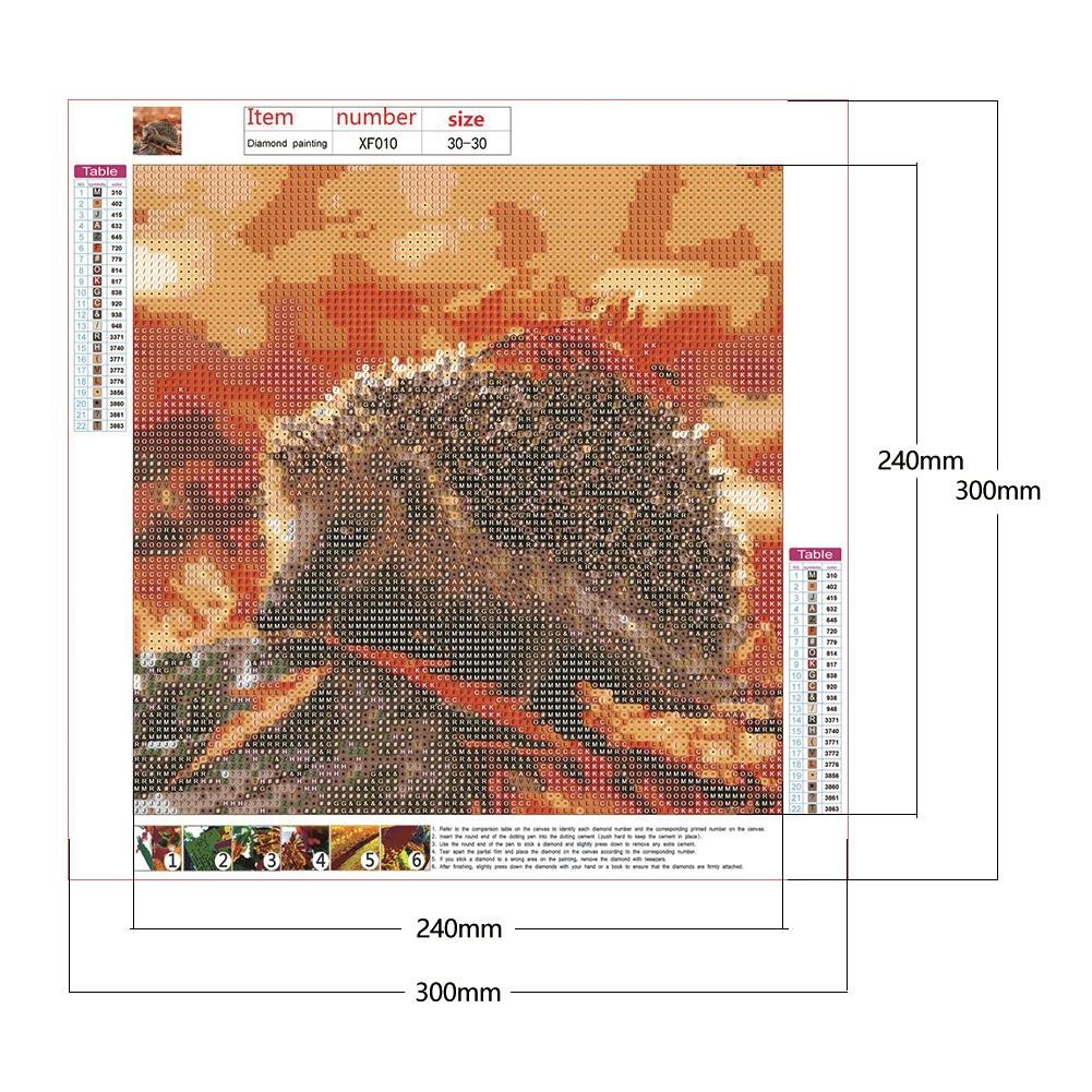 Diamond Painting - Full Round - Hedgehog C