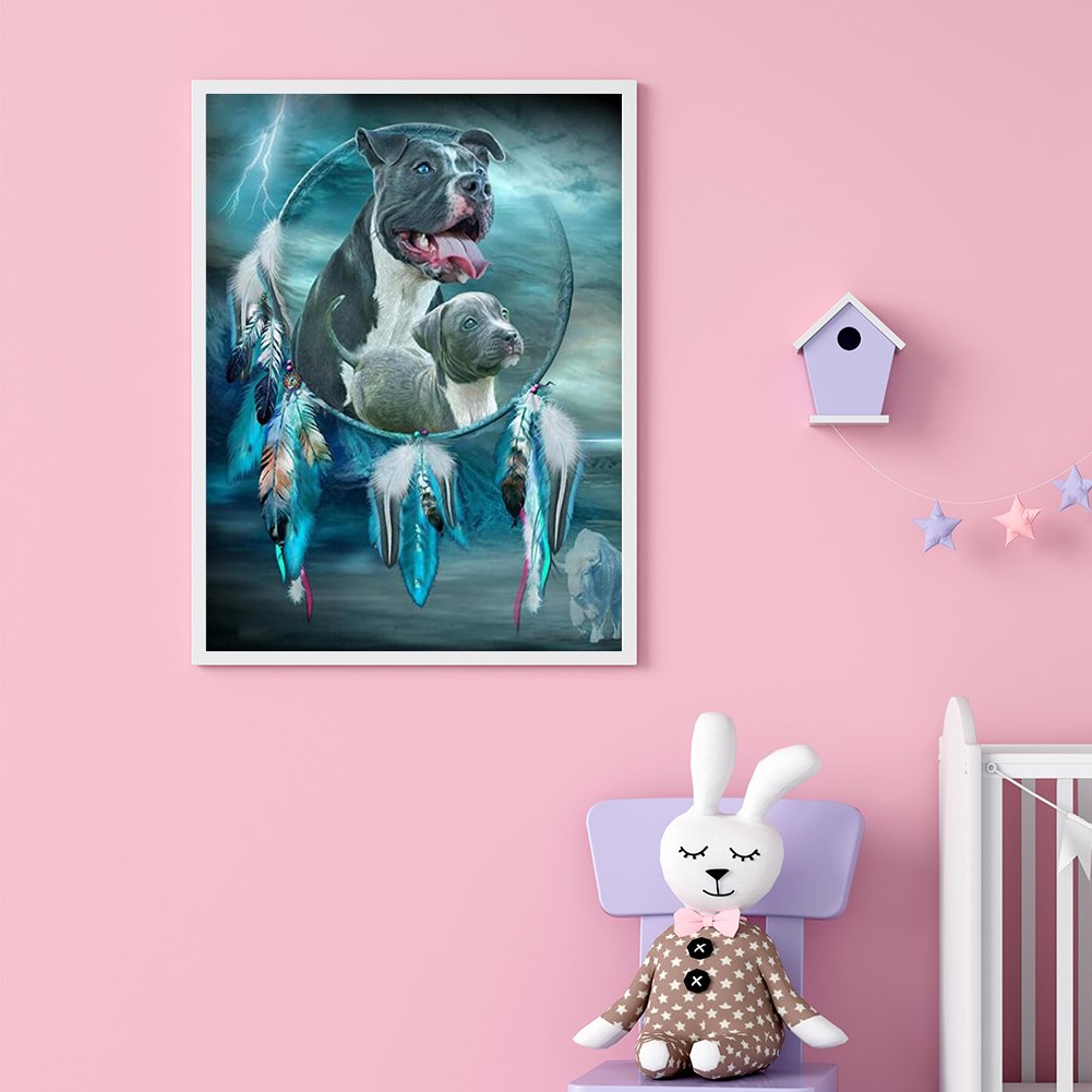 Diamond Painting - Full Round - Dogs G